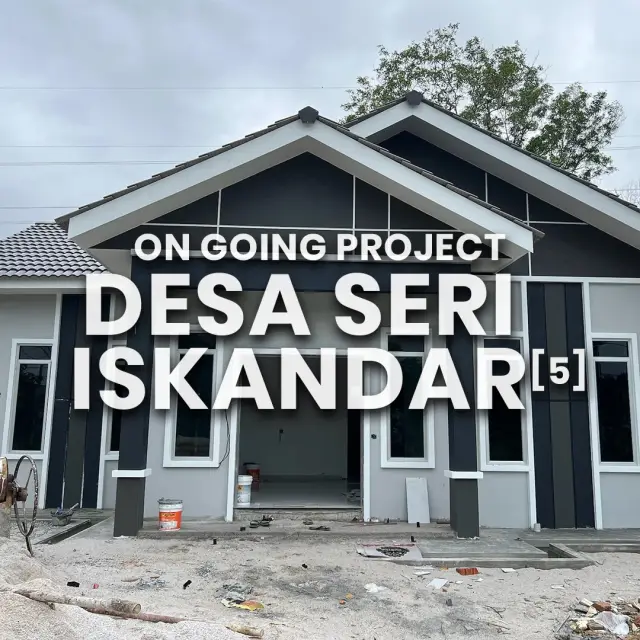 Projek sedang dibina di Desa Seri Iskandar